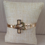 Bracelets croix acier inoxydable