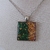 Collier verde et doré