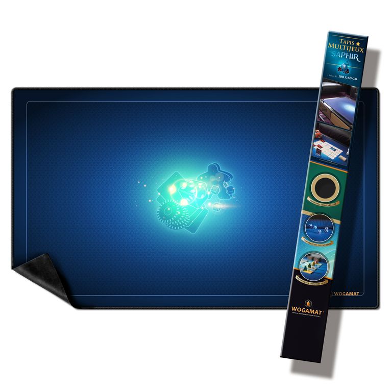 tapis multi bleu