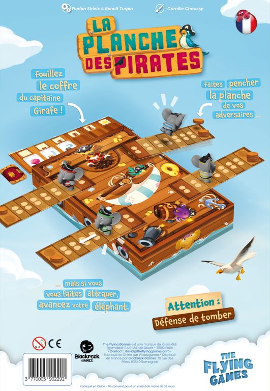 planche des pirates dos