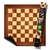 Tapis echec bois