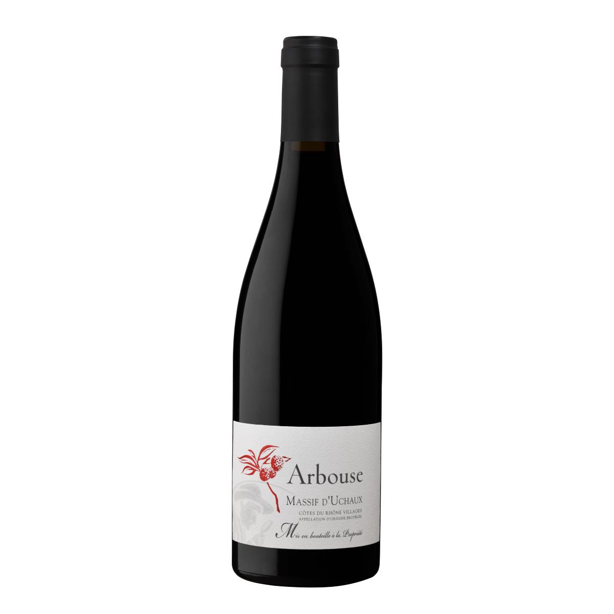 AOP-Cotes-du-Rhone-Villages-Massif-d-Uchaux-Rouge-Arbouse-2020-HVE3-75-cl-Medaille-Or-Concours-des-Vins-a-Orange-2022