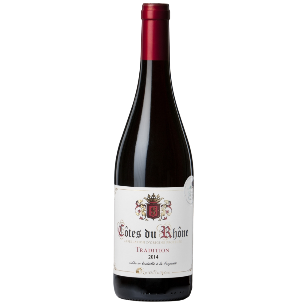 AOP Côtes du Rhône Rouge - Cuvée Tradition 2023 - 75 cl - Médaille d\'Argent ORANGE 2025