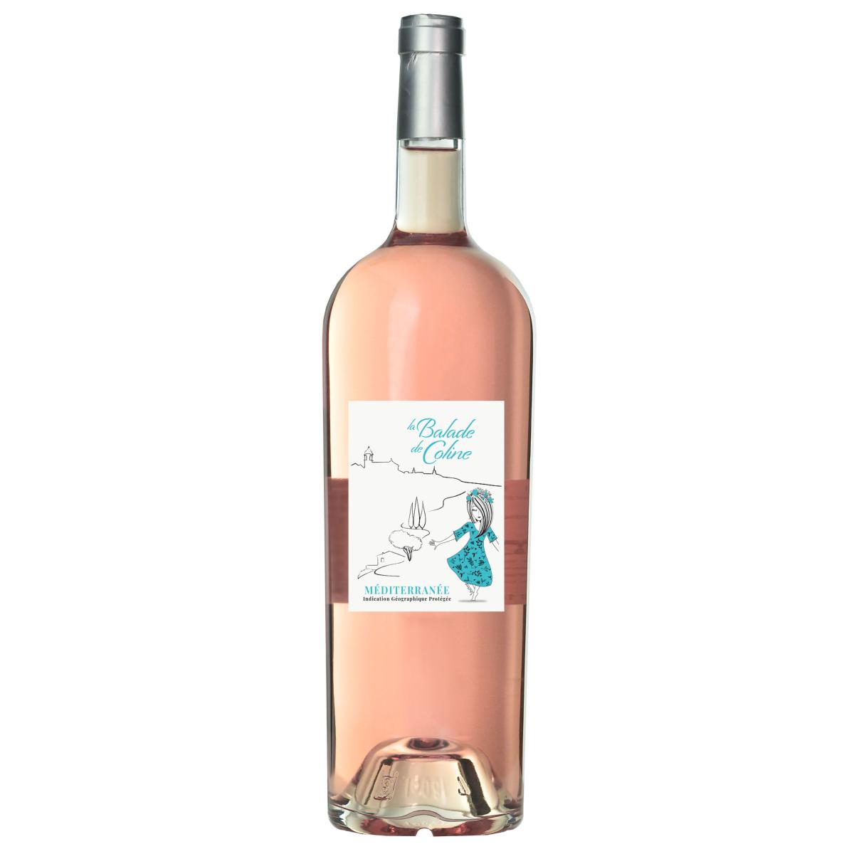 IGP-Mediterranee-Rose-la-Balade-de-Coline-2023-Magnum-1,5-L