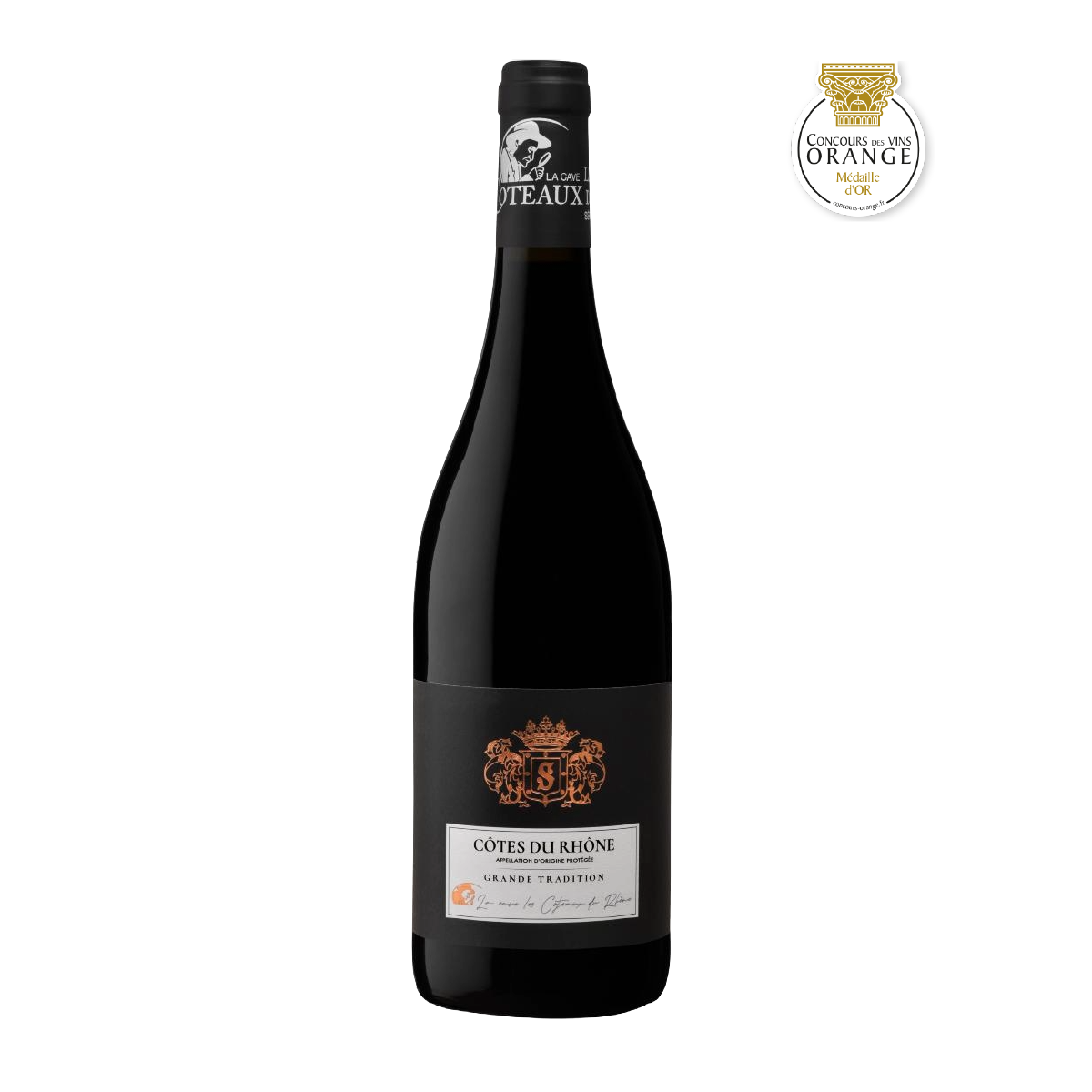 AOP-Cotes-du-Rhone-Rouge-Cuvee-Grande-Tradition-2022-75-cl-Medaille-Or-Concours-des-Vins-a-Orange-20