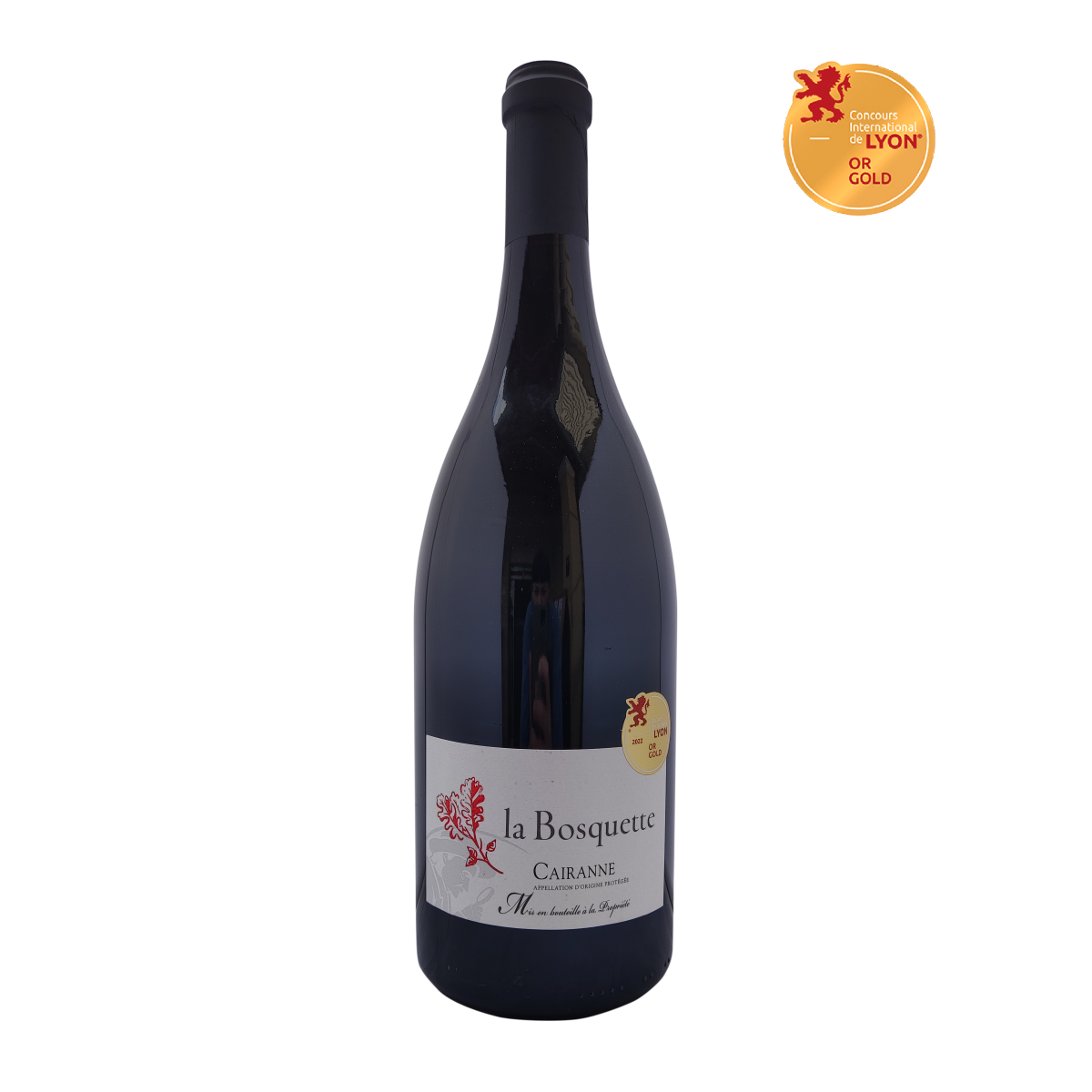 AOP Cairanne Rouge - La Bosquette 2022 Magnum (1.5 litres)- Médaille d\'Or Concours d\'Orange 2023