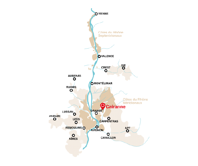 carte cairanne