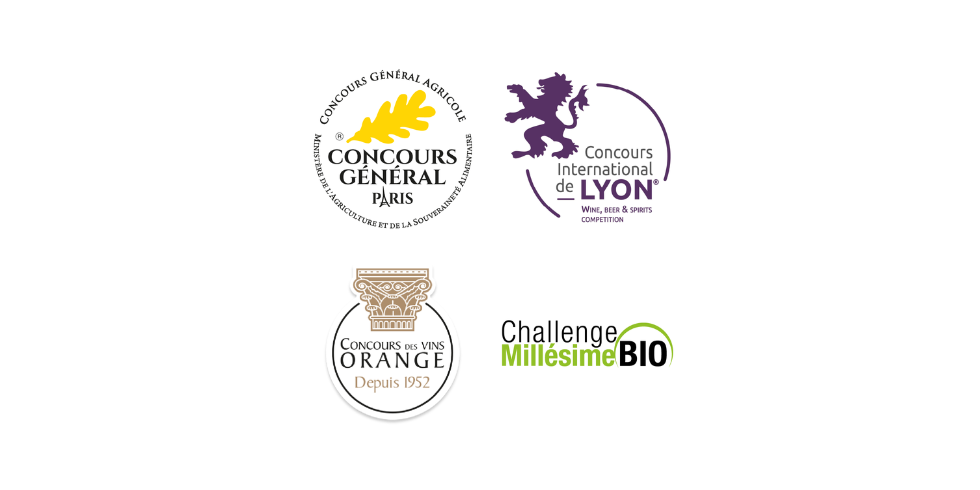 lien vers la page Nos vins médaillés par concours
