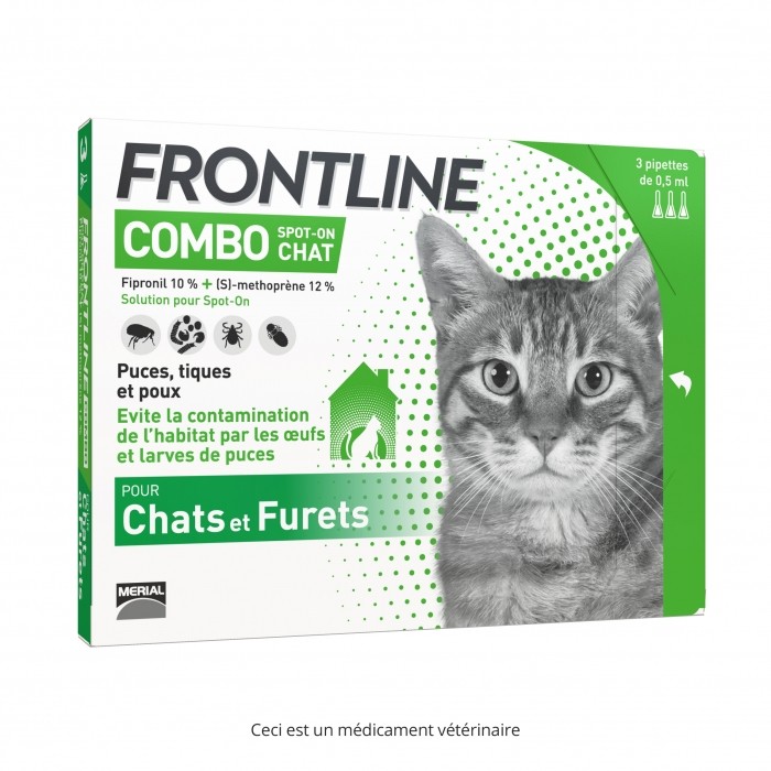 merial frontline-combo-chat 3 pipettes noszanimos