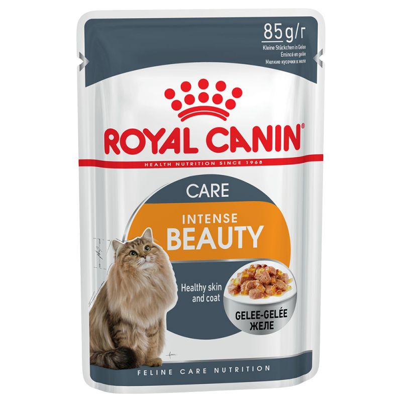 Sachet Royal Canin Intense Beauty en gelée - Lot 12 x 85g