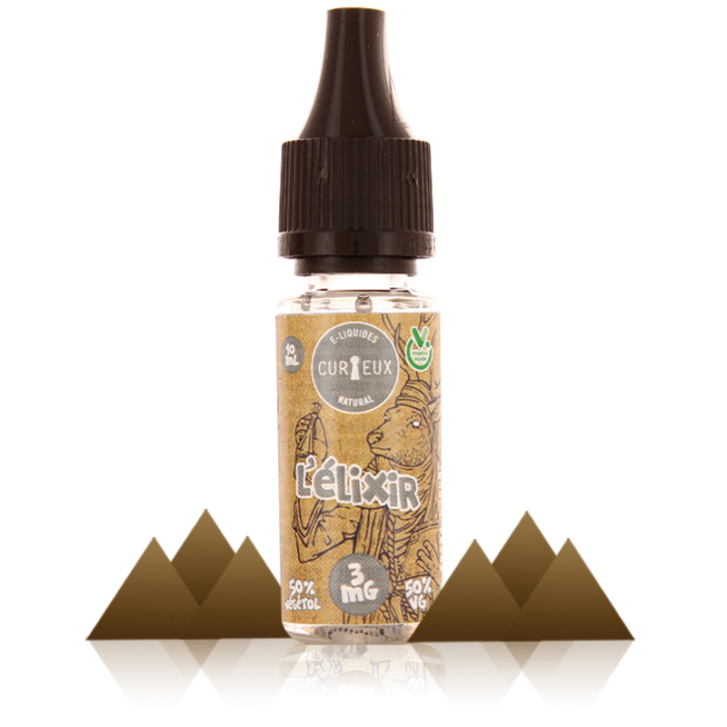 Elixir Curieux: mlange de tabac blond et base vgtale de qualit