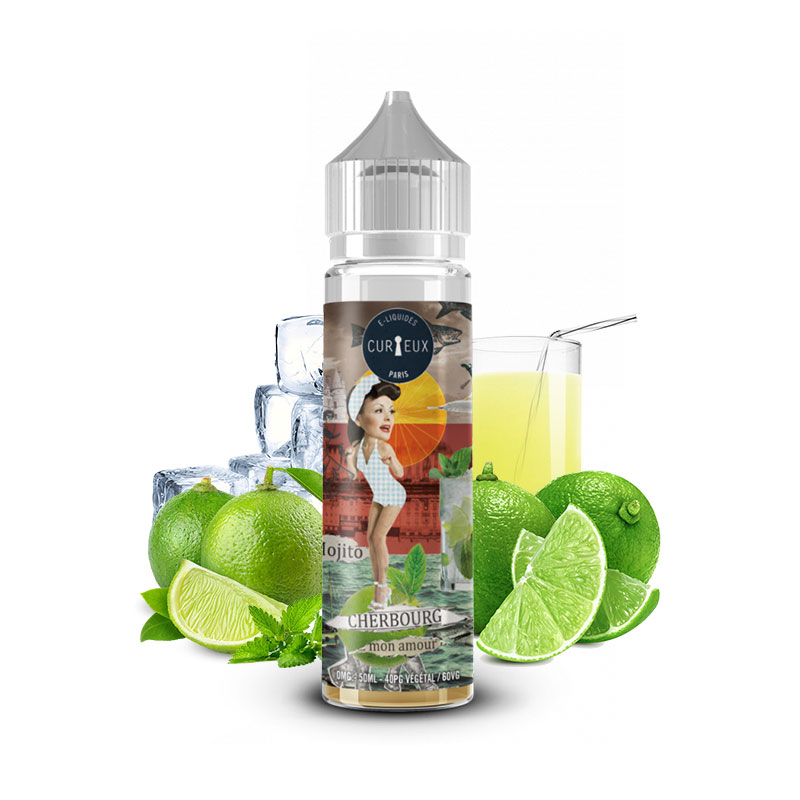E-liquide CHERBOURG MON AMOUR: saveurs MOJITO | CURIEUX