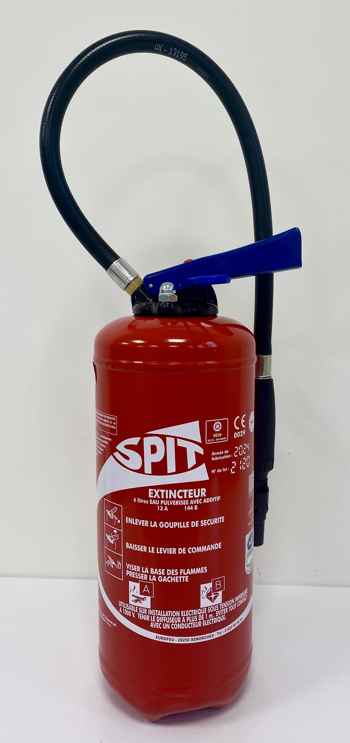 Extincteur 6 litres Eau + Additif 6 (AB)