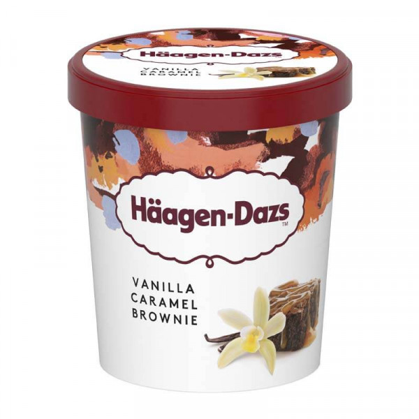 HAAGEN DASSZ CARAMEL BROWNIE