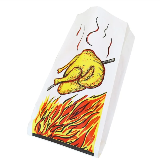 sac poulet flamme
