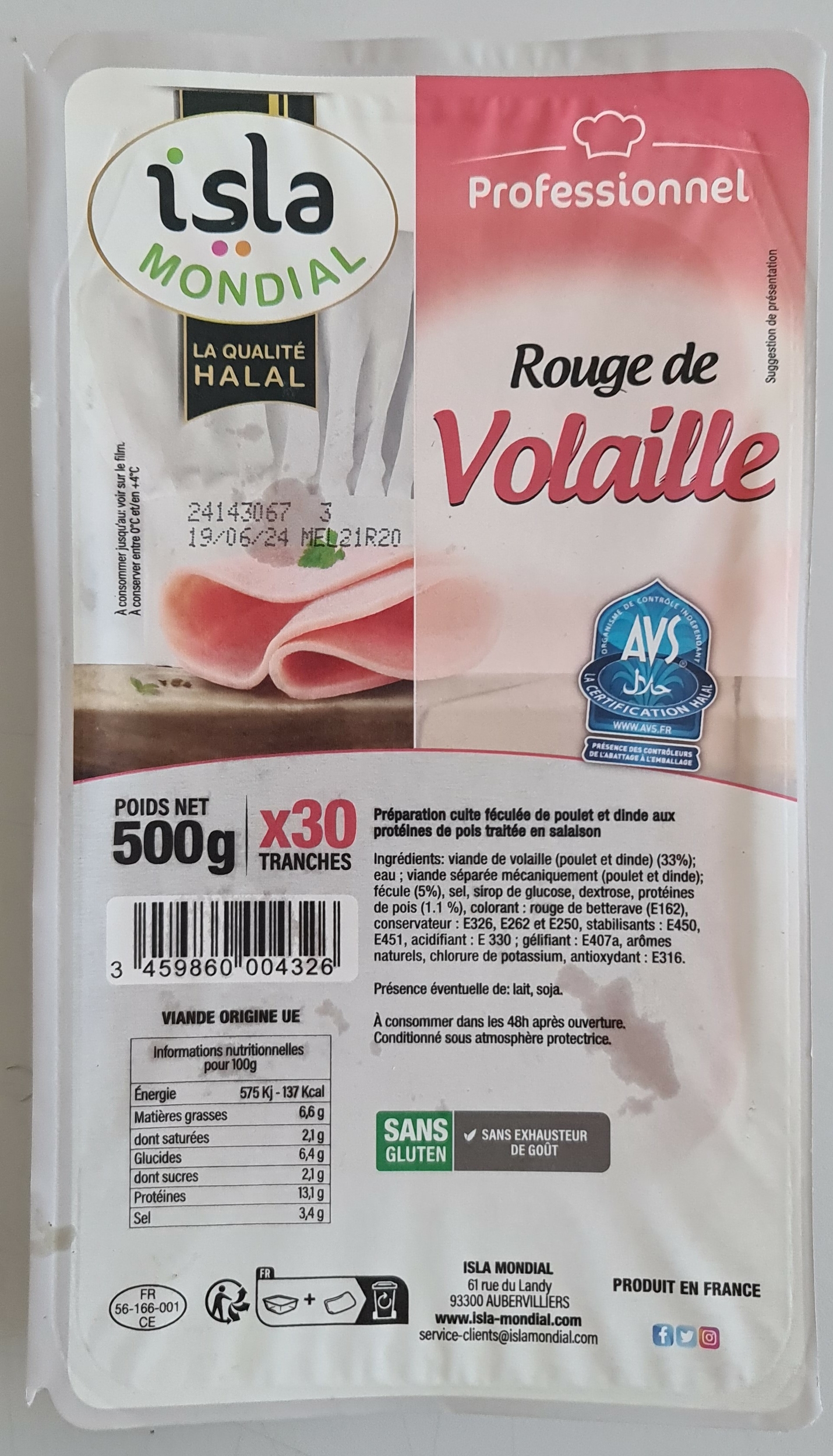 ROUGE DE VOLAILLE 500