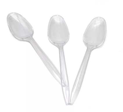 CUILLERE PLASTIQUE TRANSPARENT