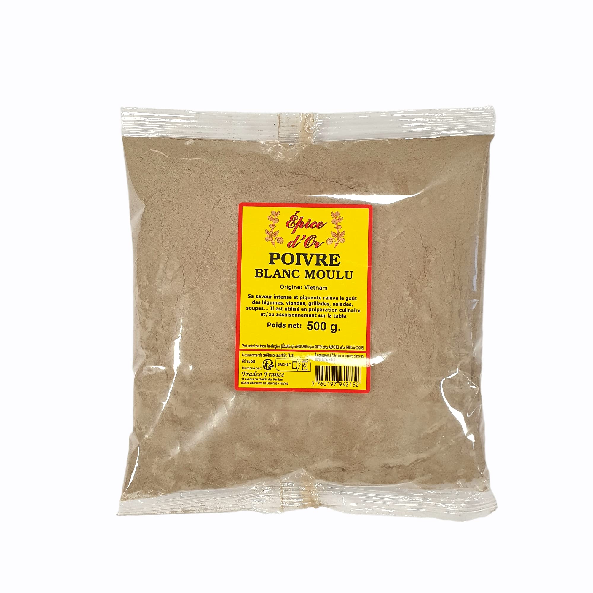 poivre blanc moulu