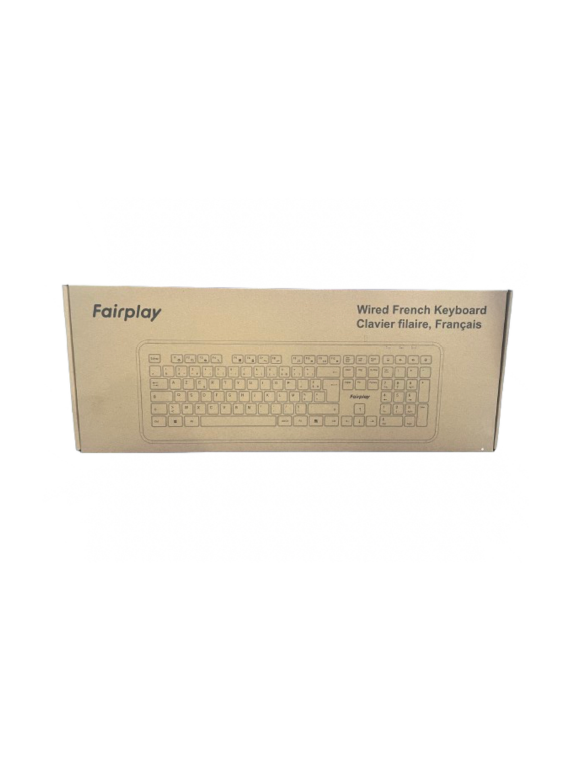 Fairplay Clavier Filaire USB (AZERTY)