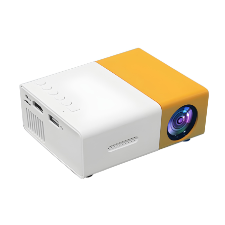 Mini Projecteur intelligent LED HD 4K YG300 800 Lumens WiFi Bluetooth