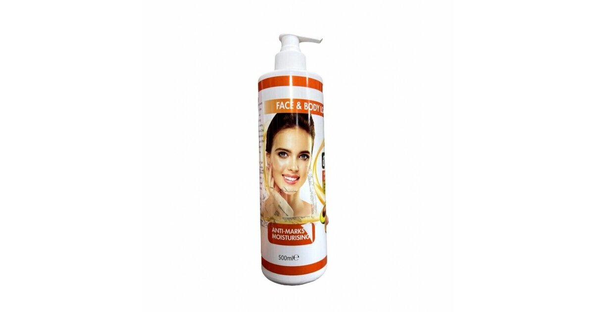 Duo ORBIT 20 – Crème Visage + Lait Corps éclaircissant Anti-taches, 500 Ml + 20 G