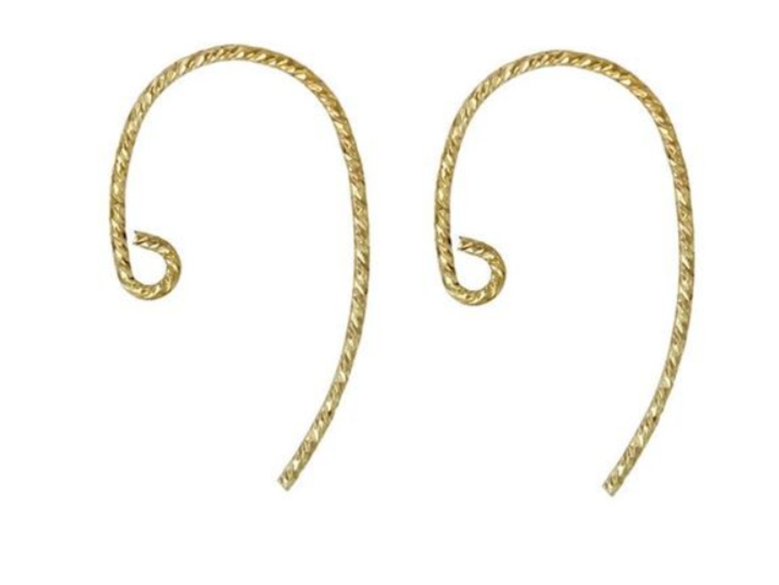 Crochets Gold Filled Texturés