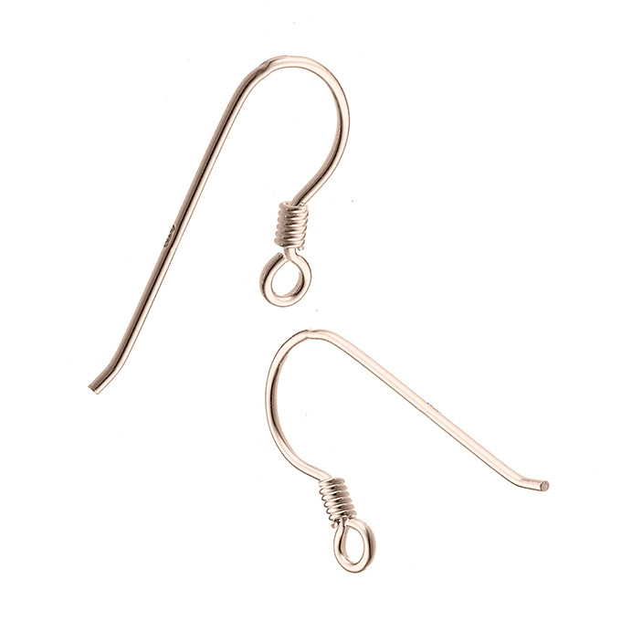 Crochets oreilles or rose
