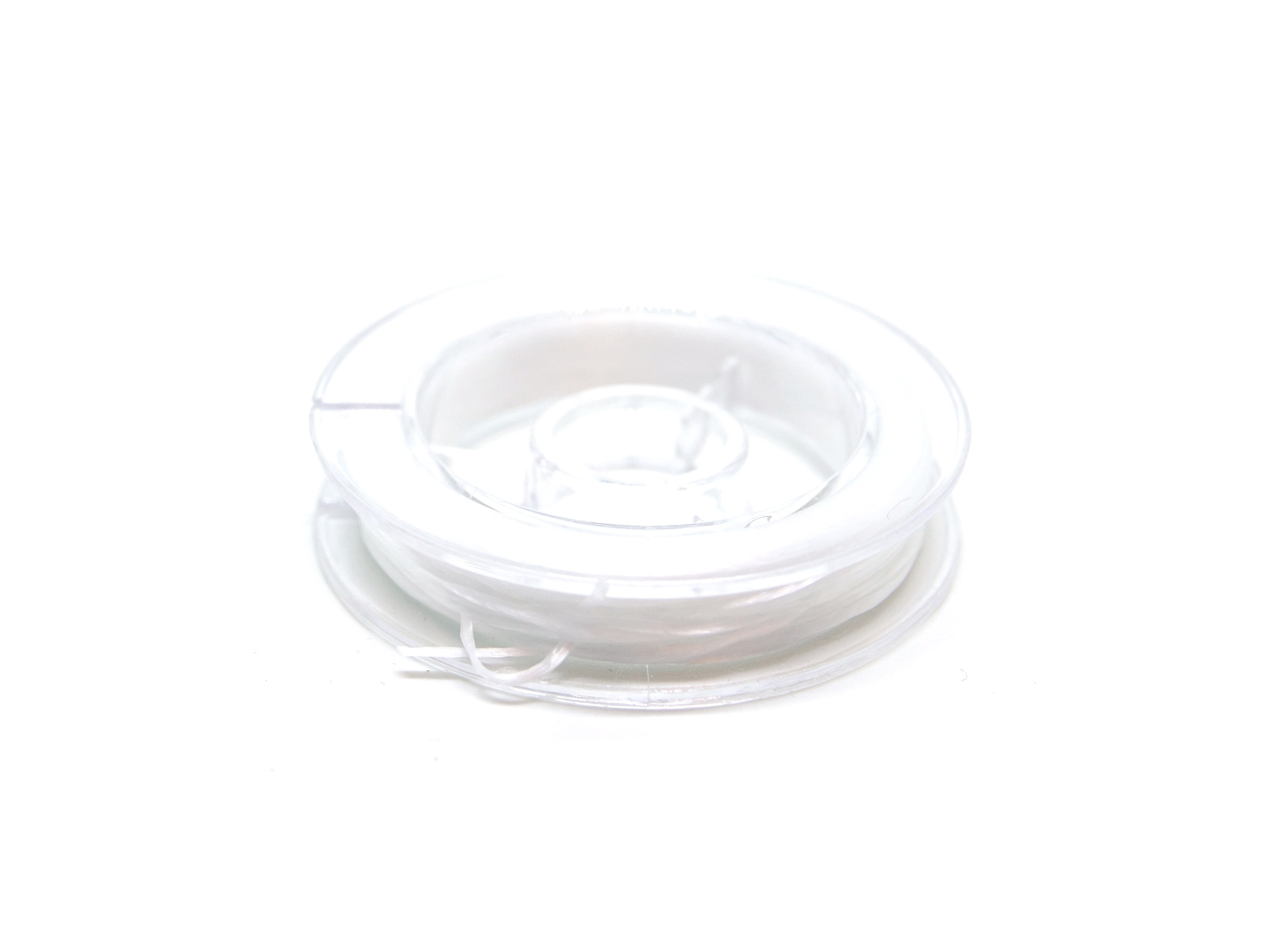fil élastique blanc