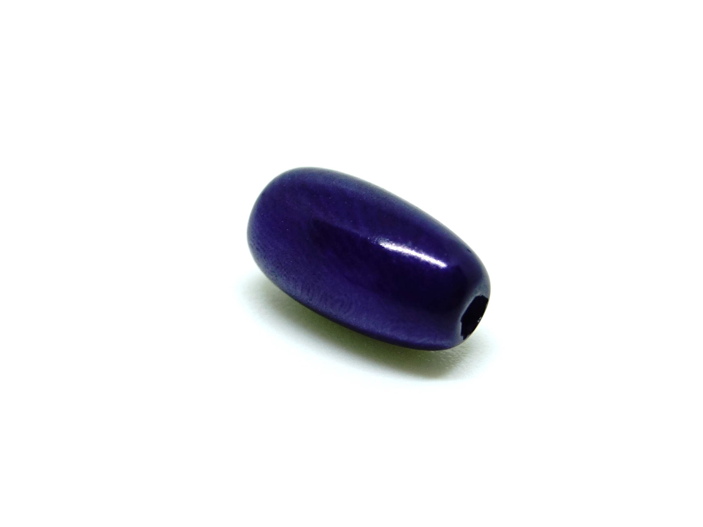 Perle tagua bleu foncé