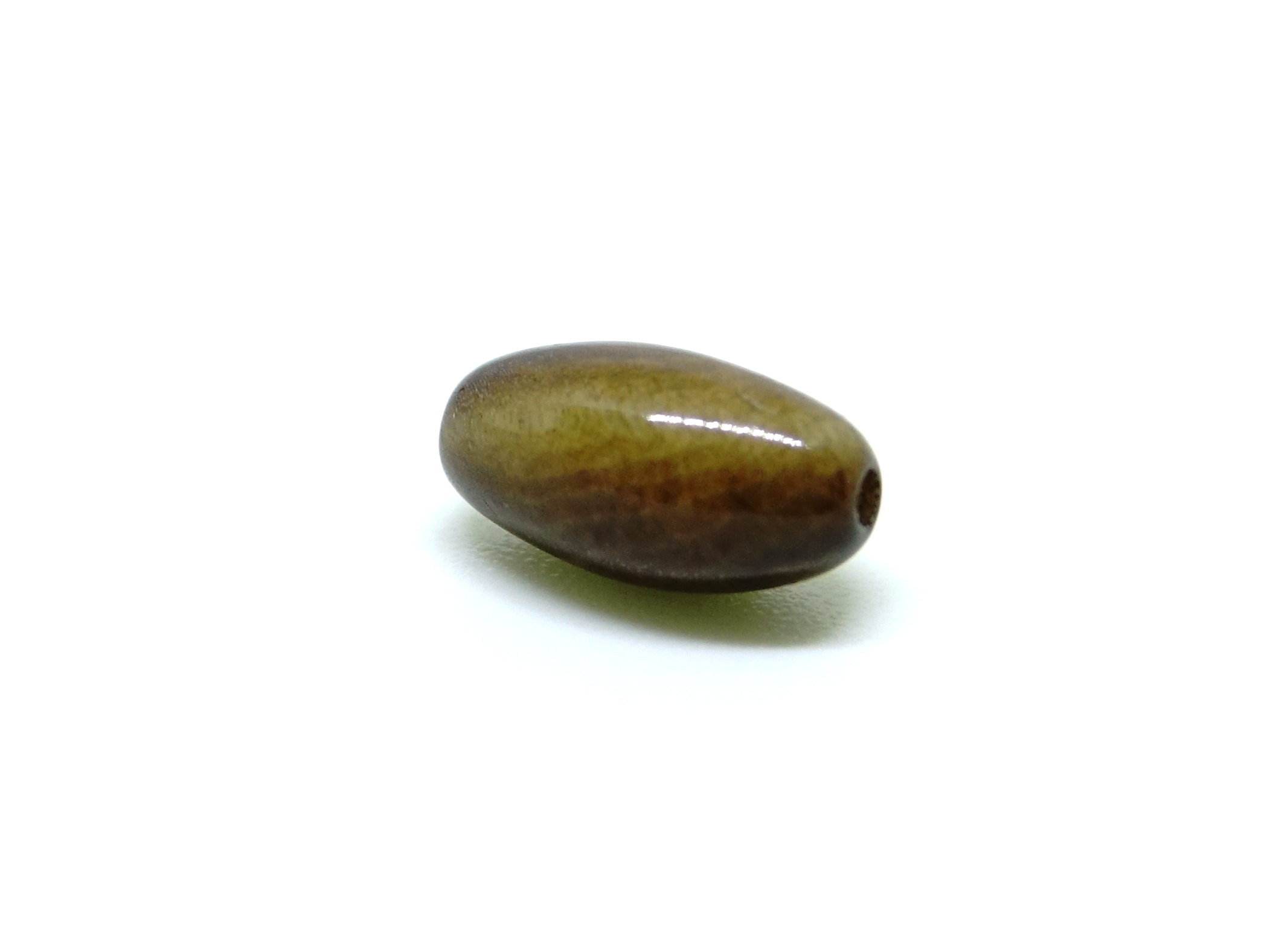 Perle tagua marron foncé