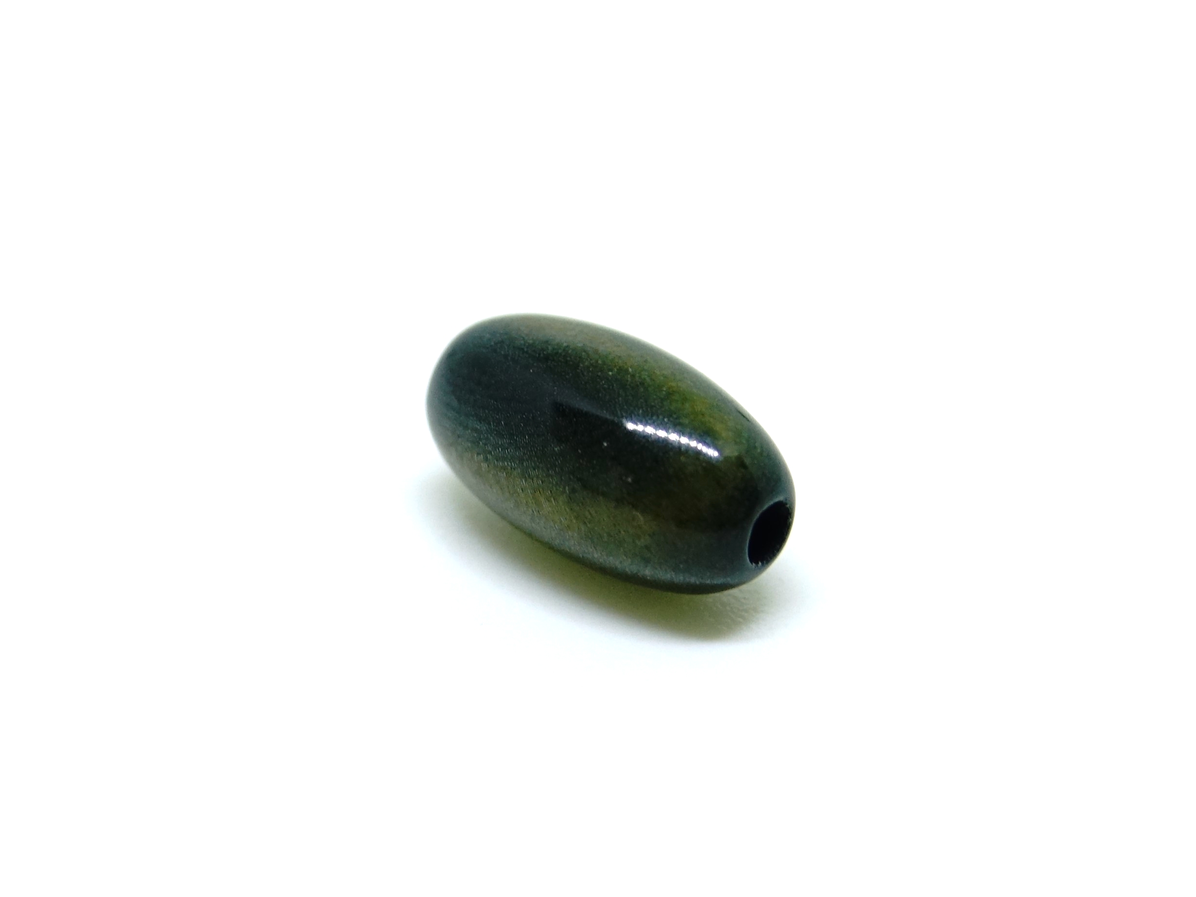 Perle tagua vert foncé