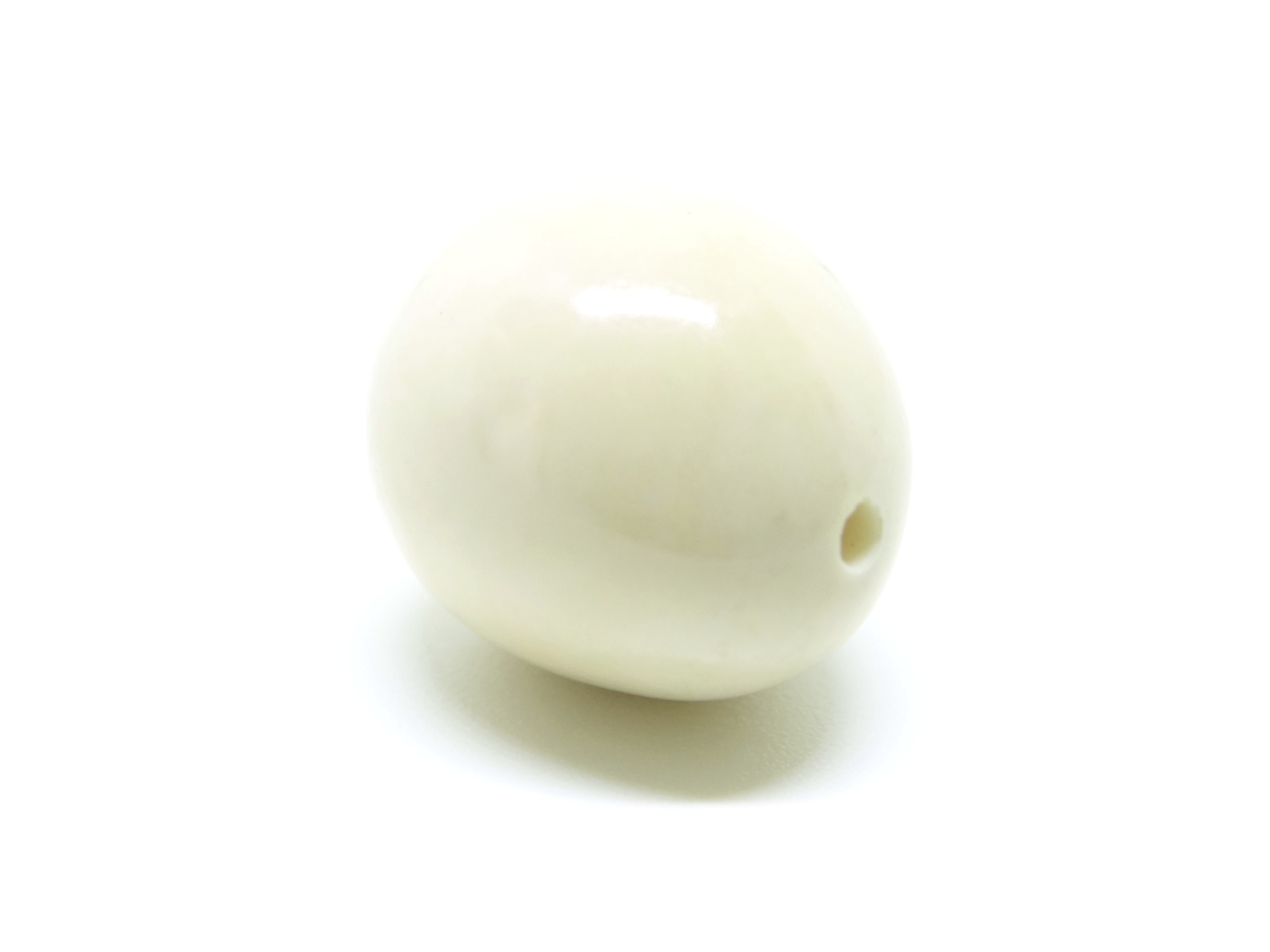 Perle tagua blanc
