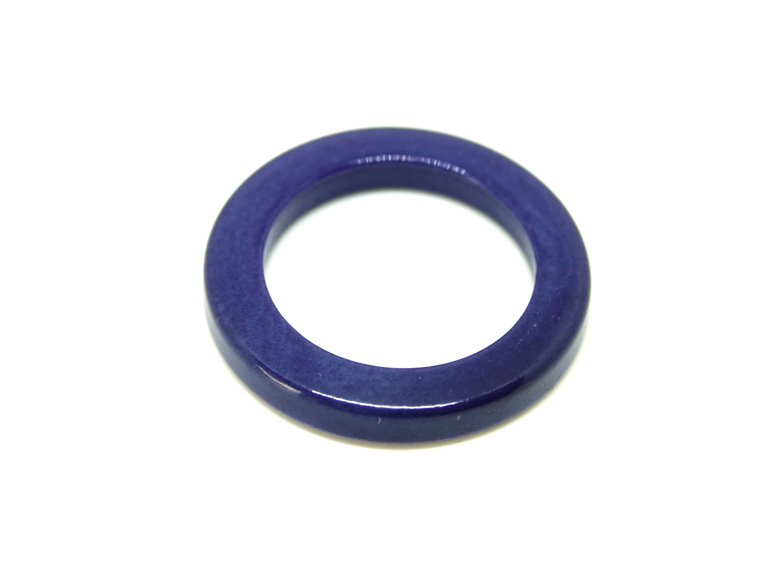 tagua anneau bleu foncé