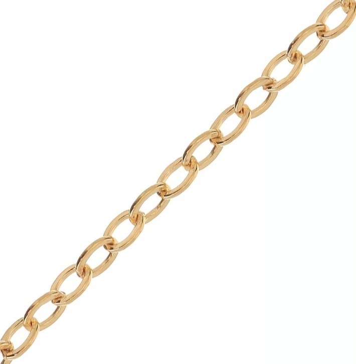 Chaine maille forçat gold filled