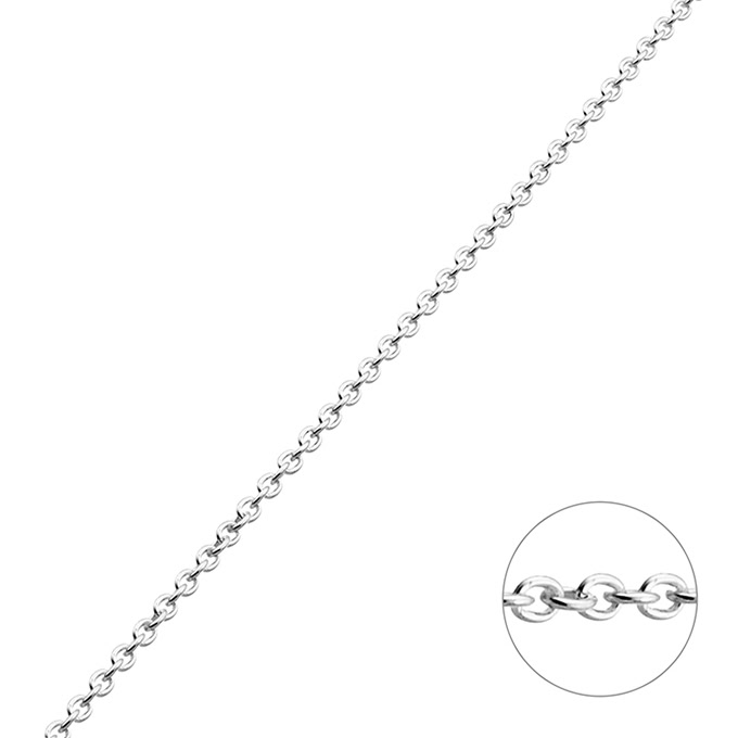 FK010 chaine de cheville argent massif pendentif 25cm