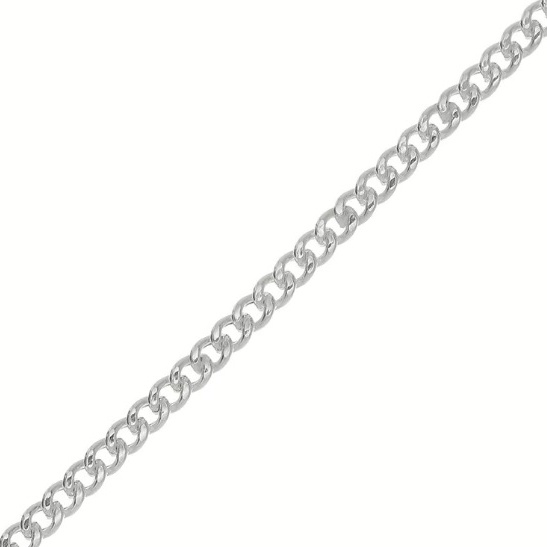 Chaine gourmette argent 2