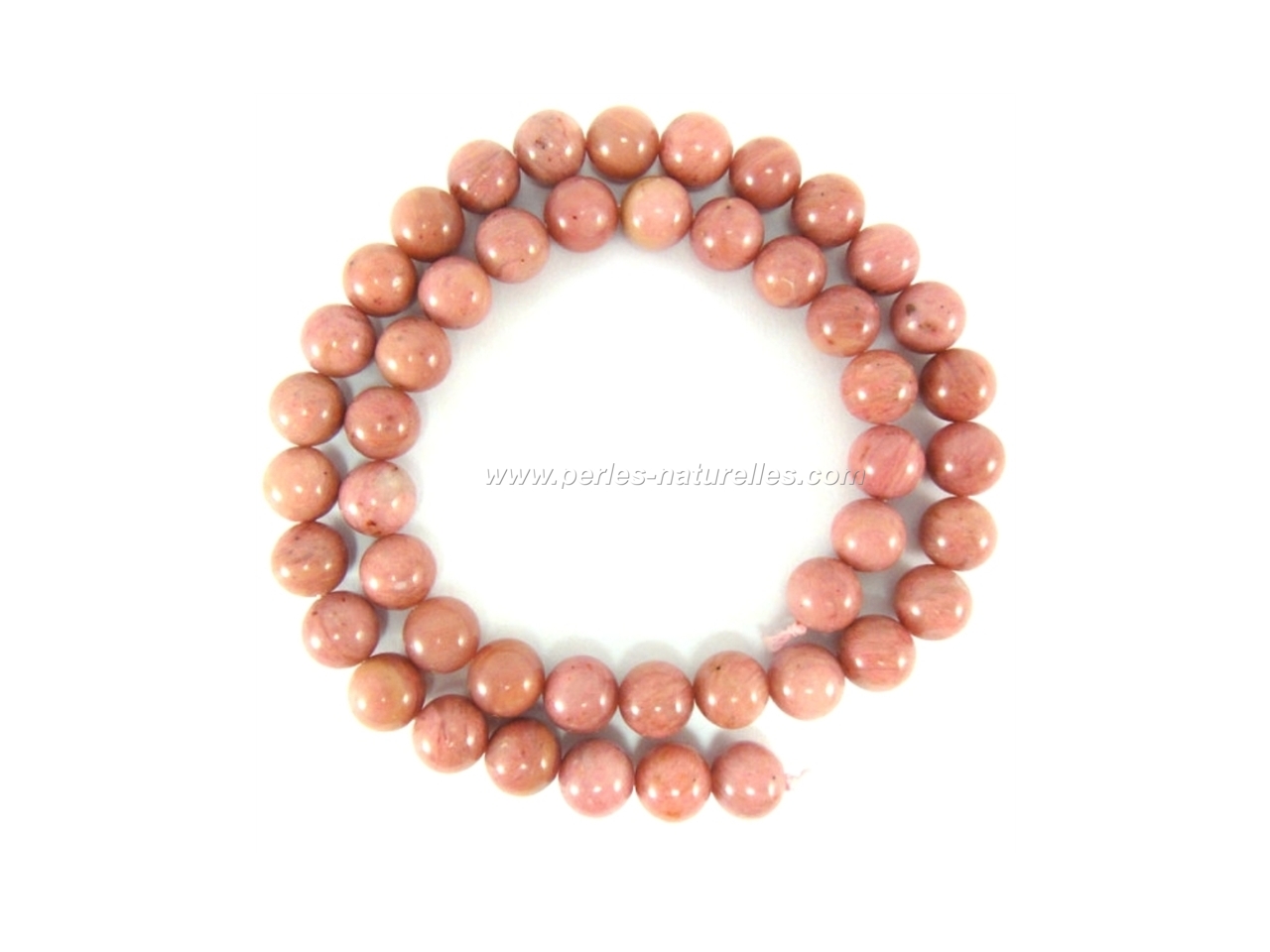Perles rhodonite