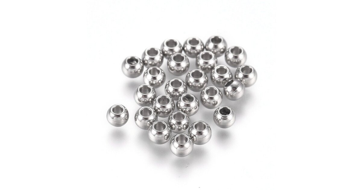 BENECREAT Kit Complet 300m Fil Acier Inox + 200 Anneaux, 200 Perles à Sertir, 100 Embouts & 30 Mousquetons – DIY Bijoux