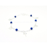 Bracelet argent 925 croix et coeur