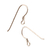 Crochets oreilles or rose