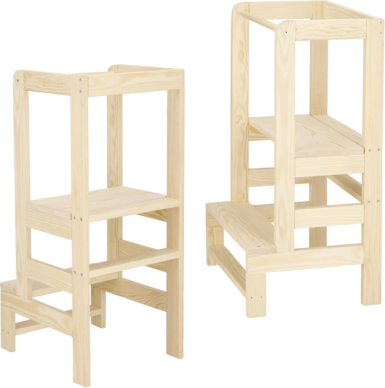Tour d\'apprentissage en bois massif avec plateforme