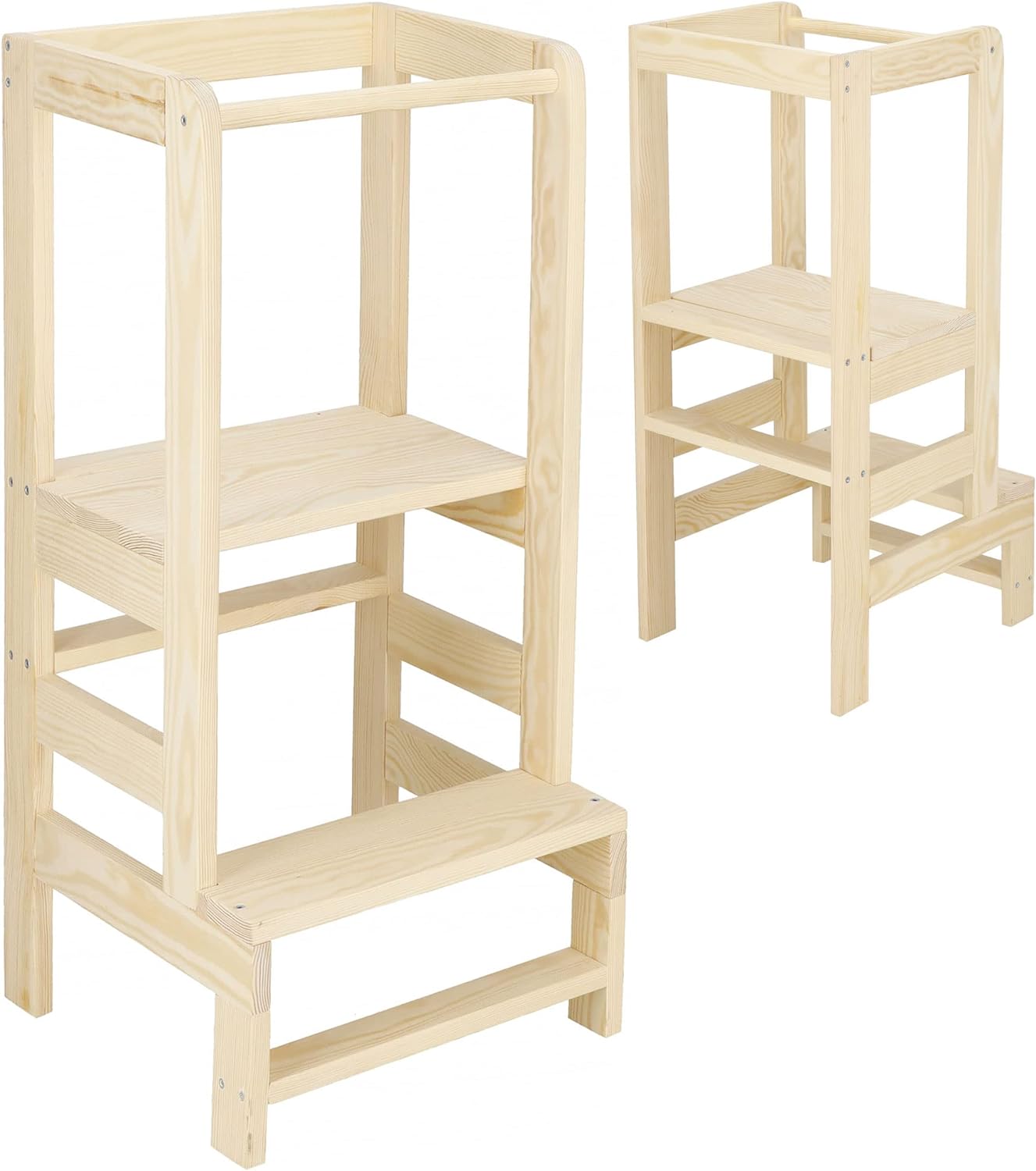Tour d\'observation en bois massif avec plate-forme auto-assemblage