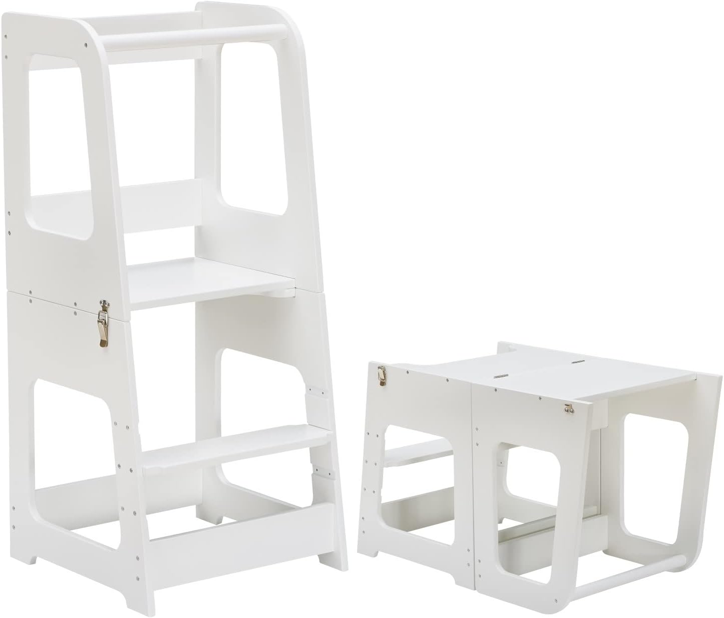 Tour d\'observation enfant Montessori pliable et transformable en bois
