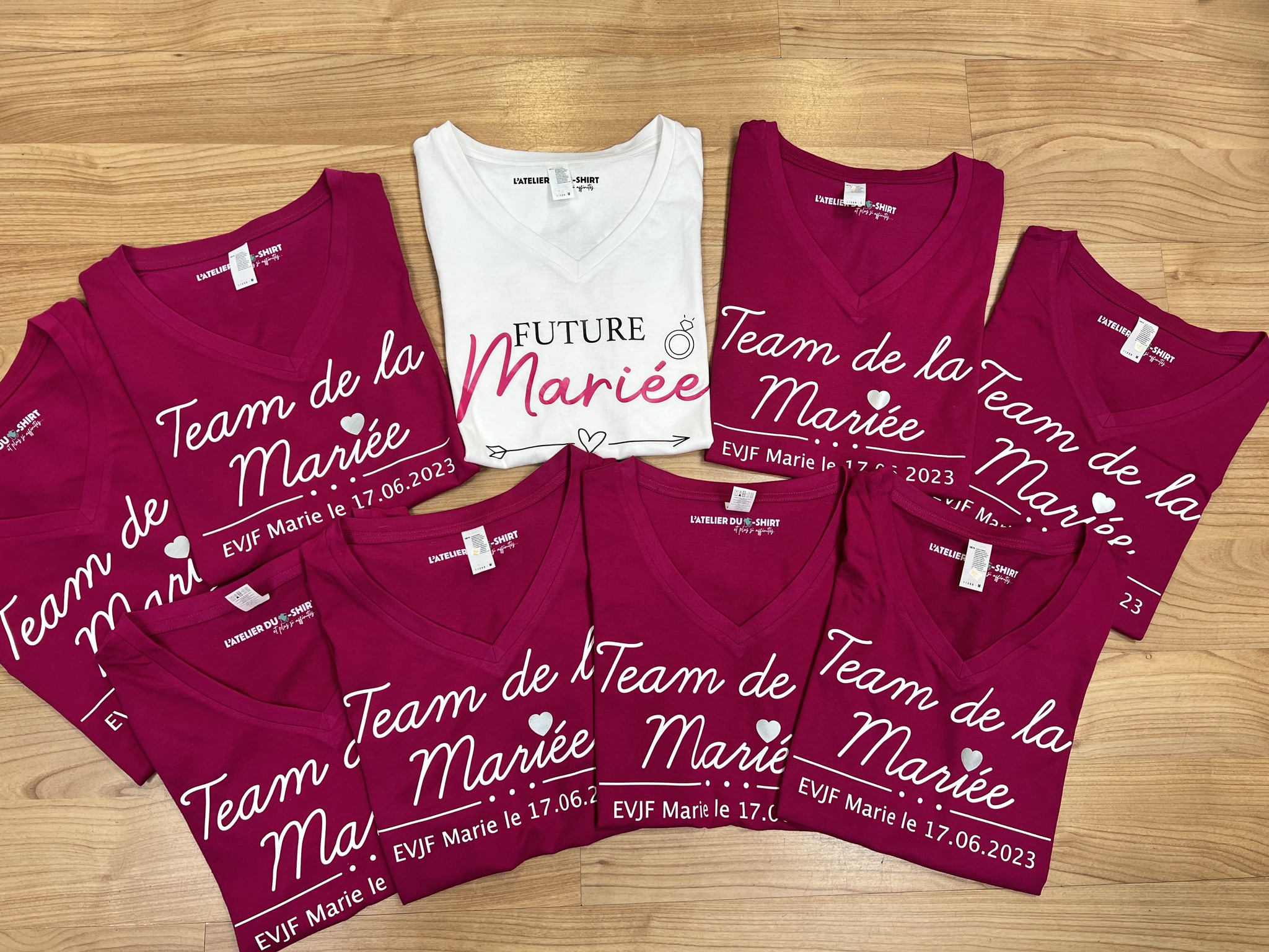 Casquette EVJF "team De La Mariée" - MODERN CONFETTI