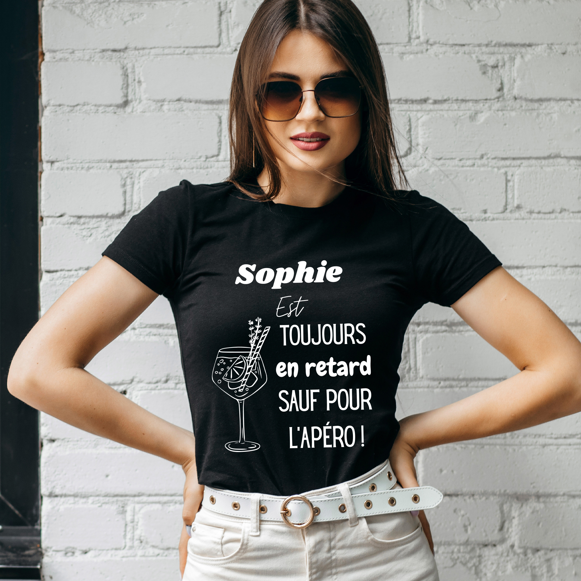 T-shirt Désolée d'être en Retard | Madame TSHIRT | Mode Femme
