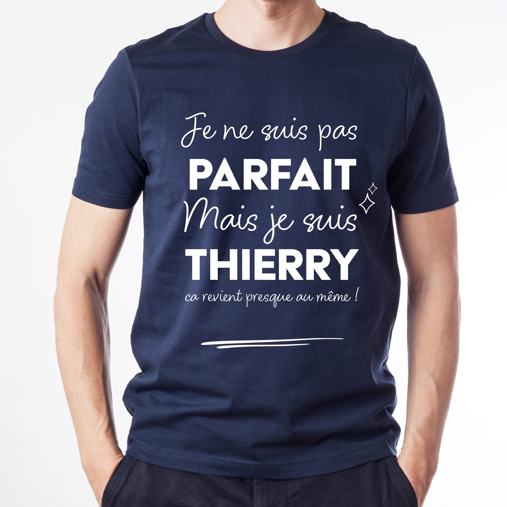 T-shirt Je ne suis pas parfait à personnaliser T-SHIRTS • Hommes