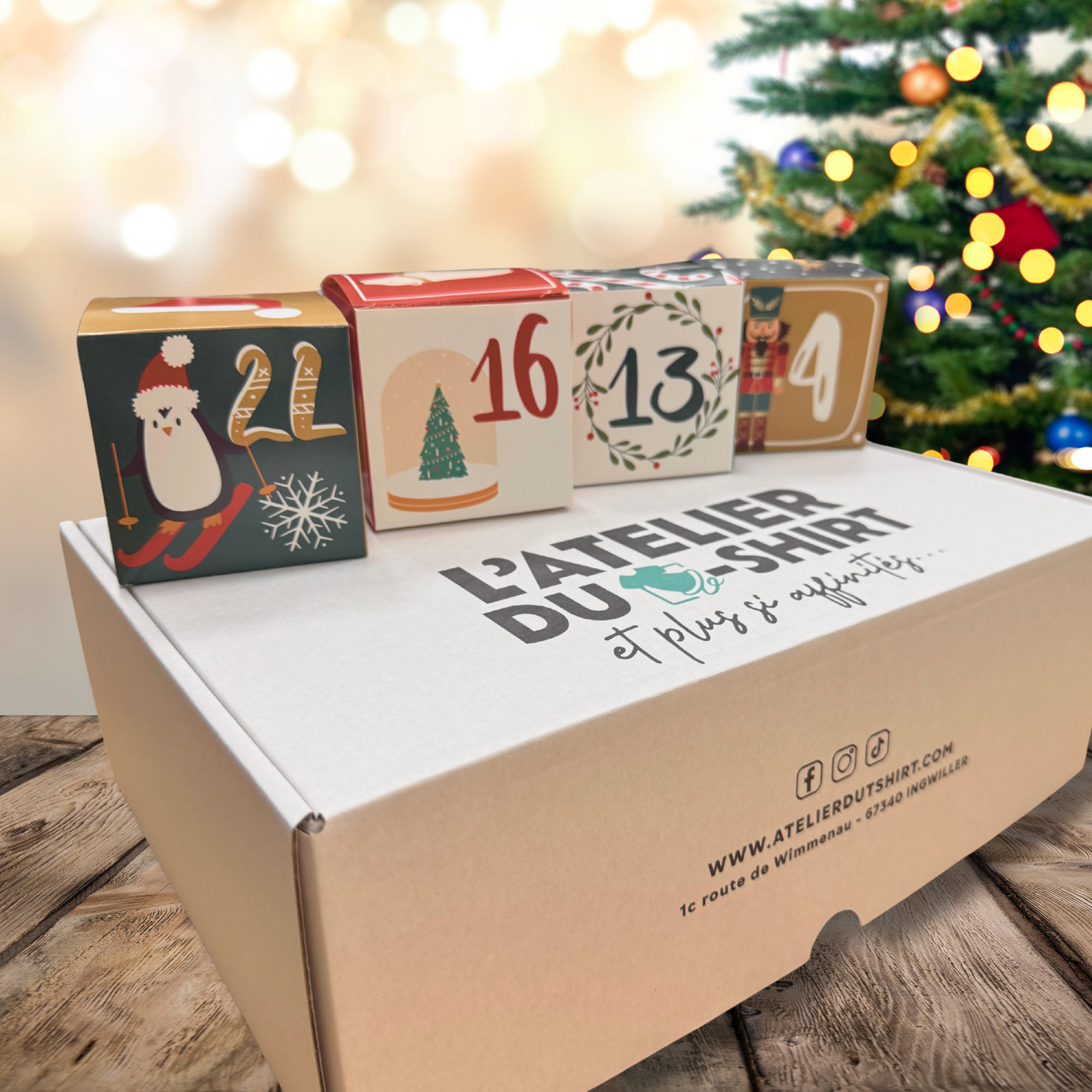 Calendrier De L'Avent Chaussettes 24 Jours - 12 Paires Pour Homme Et Femme, Cadeau Original Noël