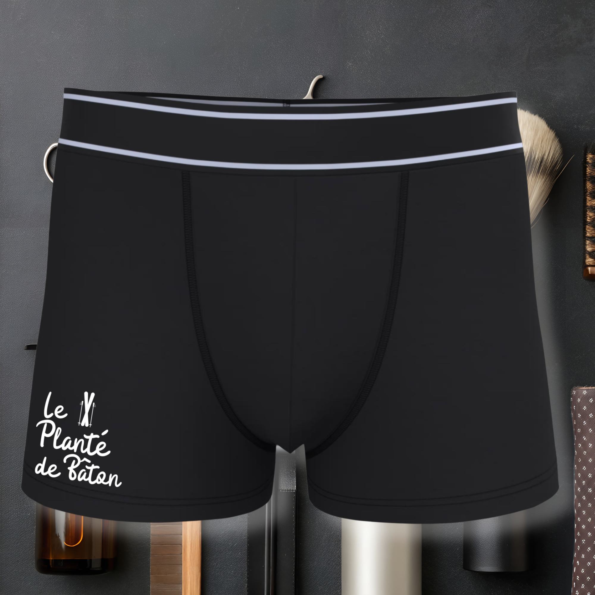 boxer planté de baton