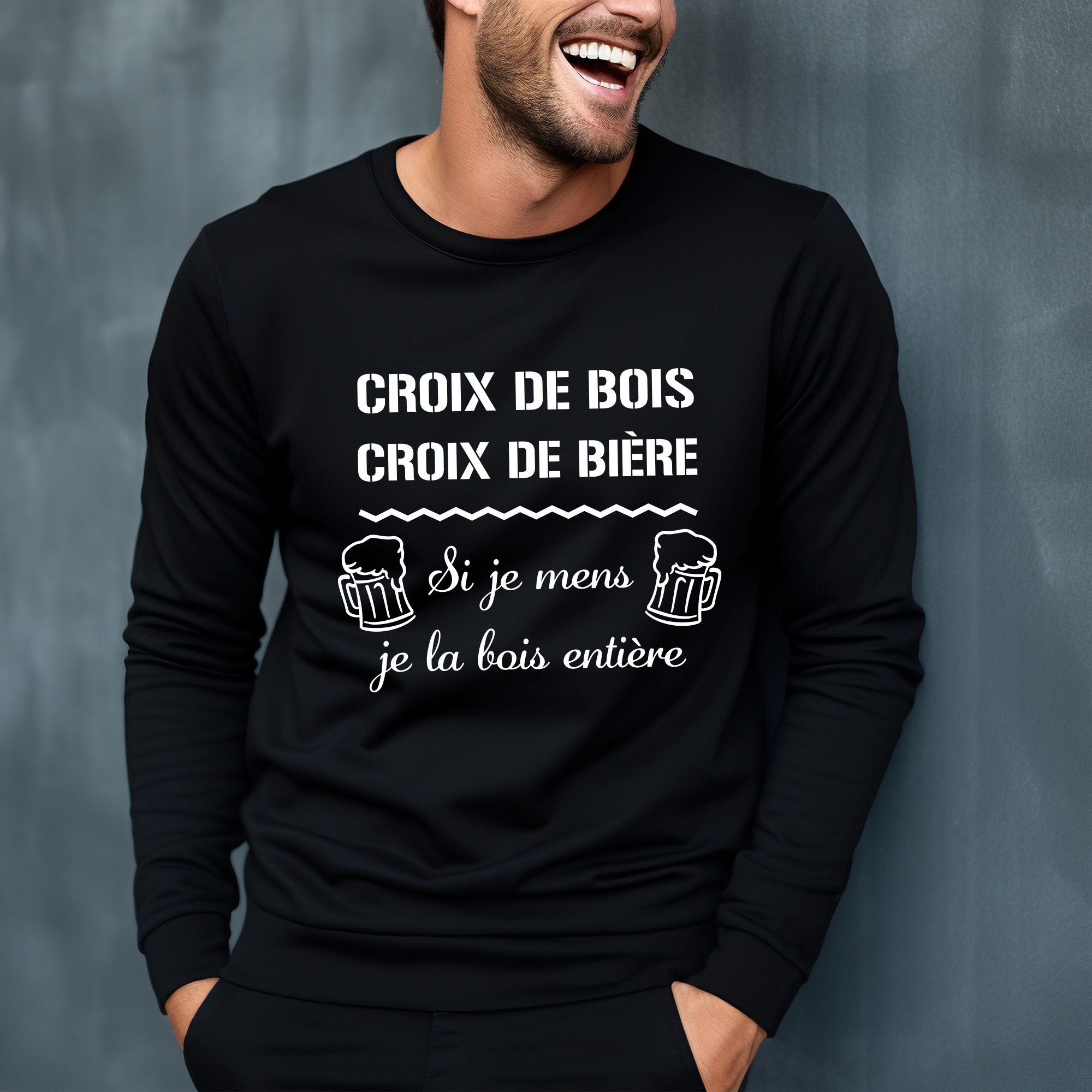 SWEAT CROIX DE BOIS