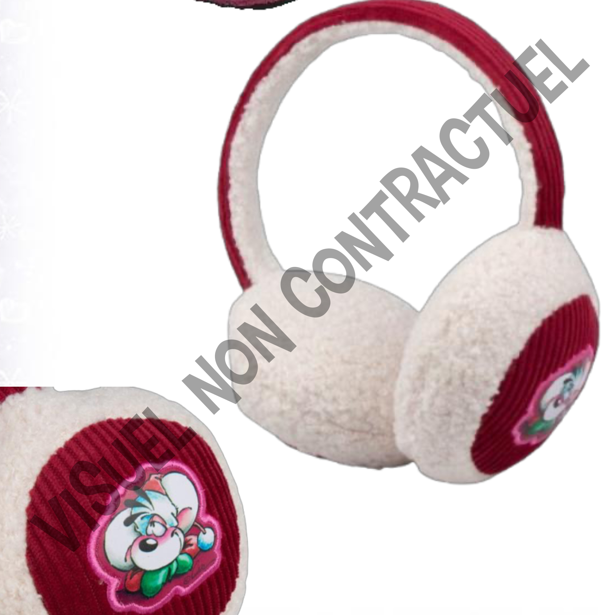 CACHE OREILLE ROUGE